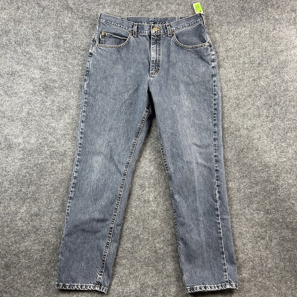 LL Bean Men Jeans Double L Classic Fit 34x31 Blue Cotton Denim - Picture 2 of 12